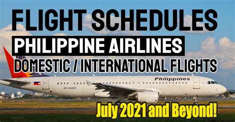 philippine airline flight schedule